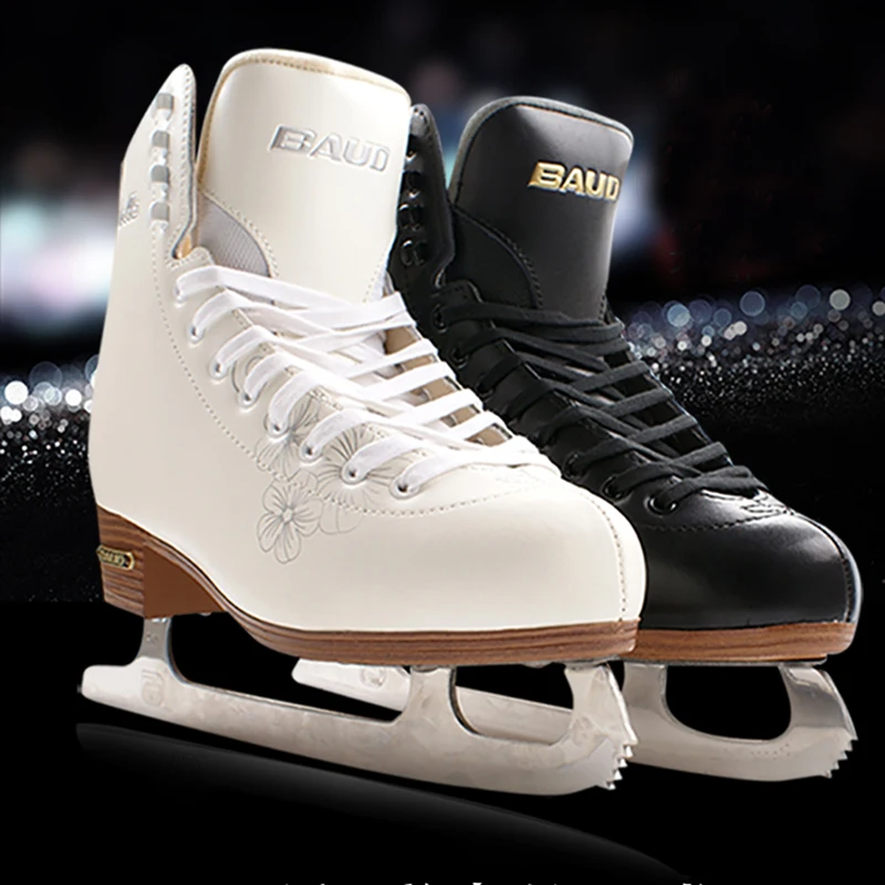 Figure Skating Shoes Skates Professional Waterproof Breathable Shock Absorption Ice Hockey Blade Shoes for Adult Child Beginner