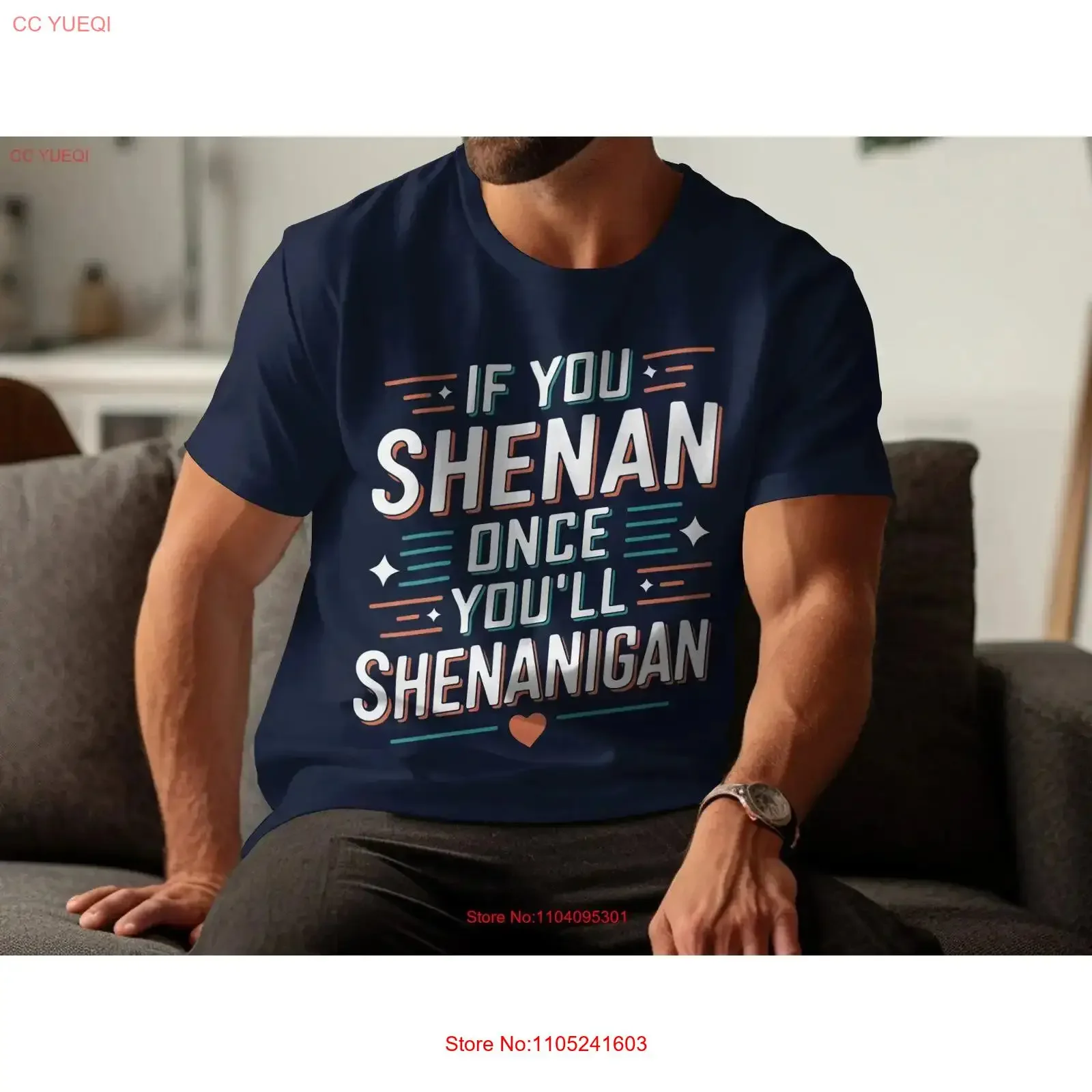 FUNNY SHIRT GIFT For Her Him If You Shenan Once You'll Shenanigan T Humorous Casual Witty Statement Ideas vintage Washed