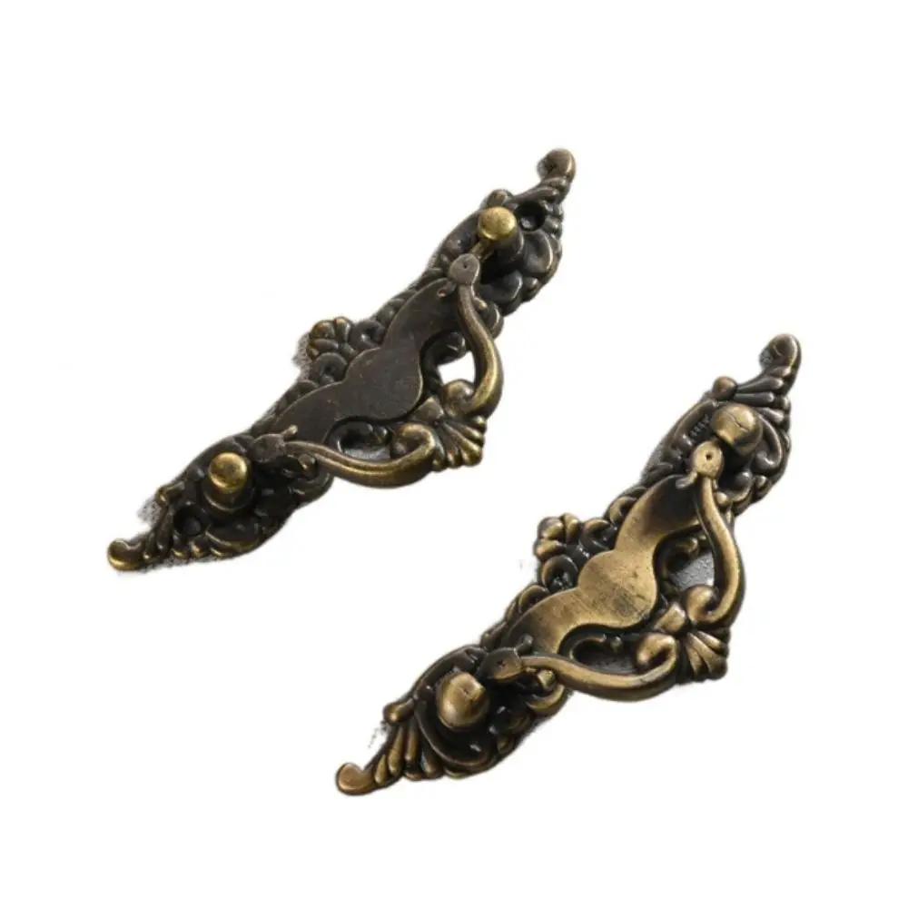 

Screw Decorative Drawer Handles Zinc alloy Bat Vintage Pulls Bronze Durable Drawer Ring Pulls Wooden Case
