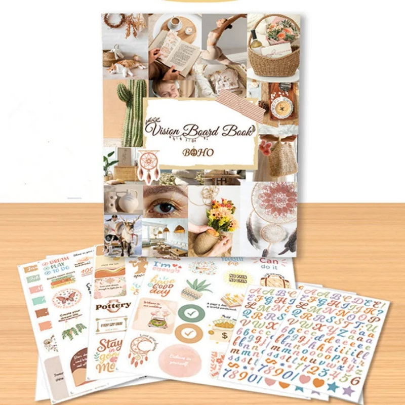 Craft Your Dream Journal: A DIY Sticker & Graphics Scrapbook for Capturing Personal Vision Boards and Ideal Life Moments