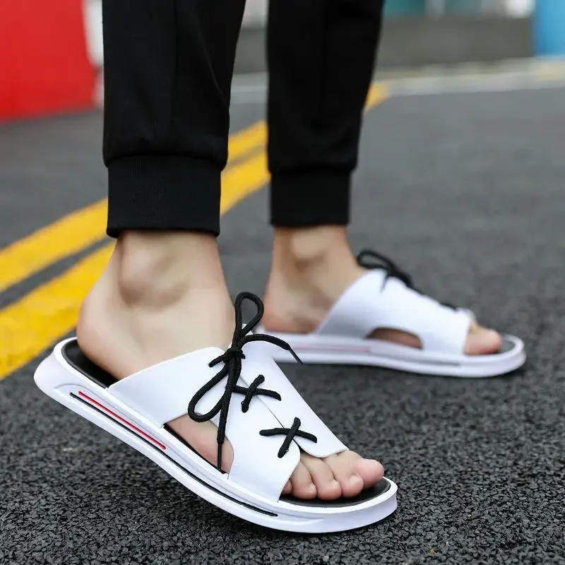 

Outdoor Shoes Sandals Man Platform Slippers for Men Adult Trend 2025 Elegant Cheap Liquidation Designer Luxury Style Comfortable