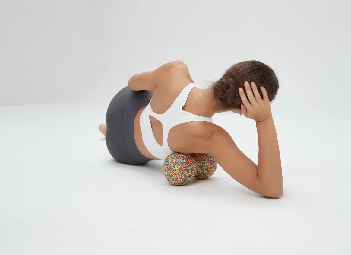 EPP Peanut Foam Ball, designed to aid in fitness training and relieve muscle soreness in various parts of the body.