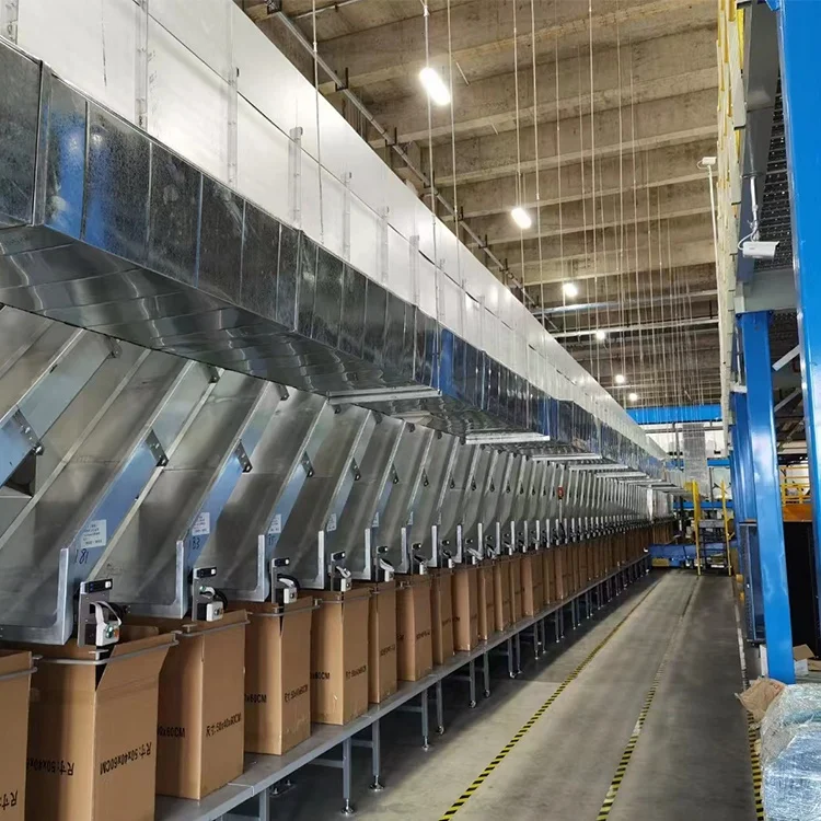 Attrezzatura di smistamento automatizzata flessibile Truelisort Selezionatore a nastro incrociato con facile installazione e smistamento multidirezionale