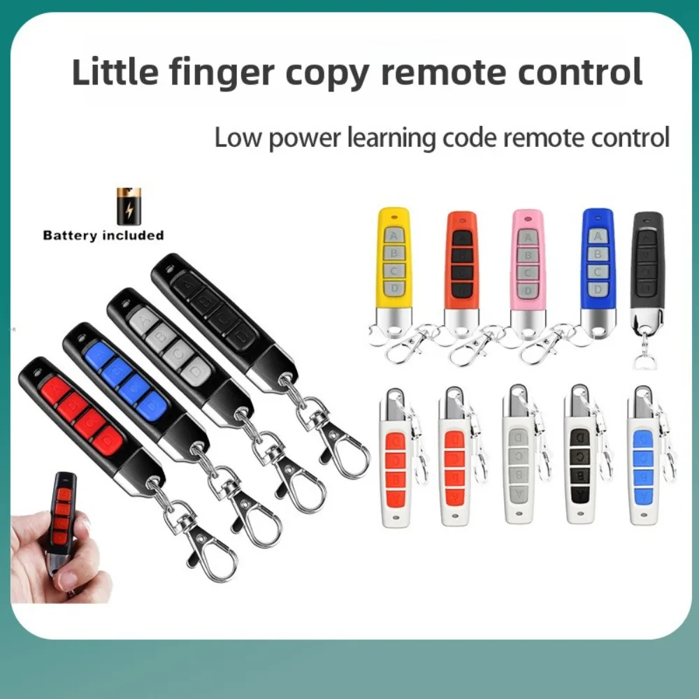 Cross-Border E-Commerce Thumb-Sized Copy Remote Control, 433MHz Clone Key Universal Duplicating Garage Door Wireless Remote