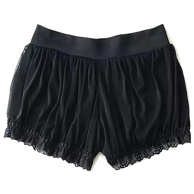 Harajuku لوليتا loween الدانتيل تقليم المحملة ربع السراويل Se السراويل قاعدة طبقة الشرير القوطية كوس اليقطين السراويل ort orts