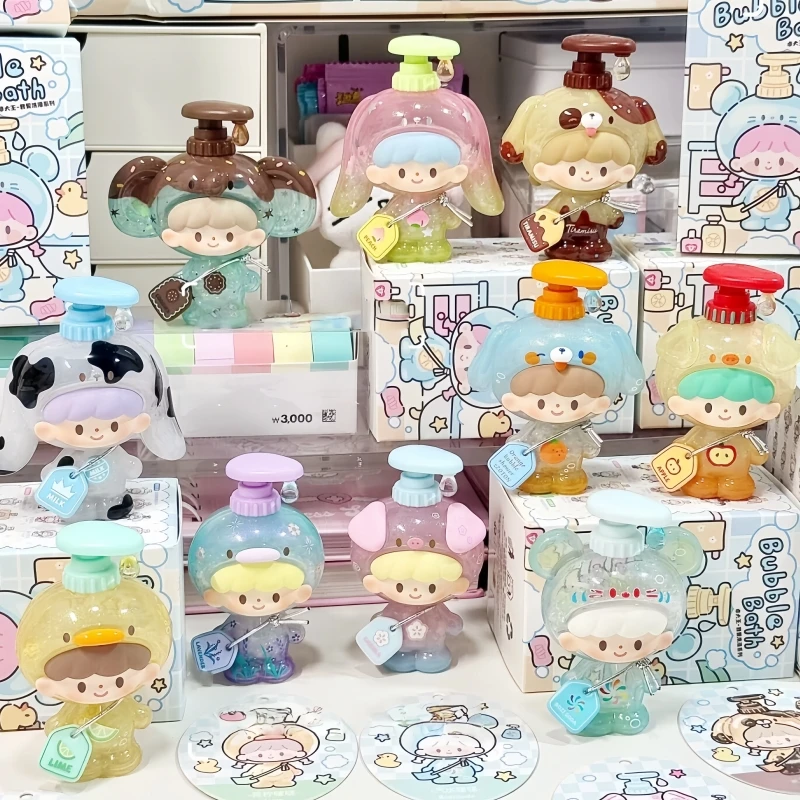 

New Finding Uncorn Baby Zzoton Mini Mystery Blind Box 8cm Cute Bubble Bath Series Anime Figure Model Desktop Collectible Gift