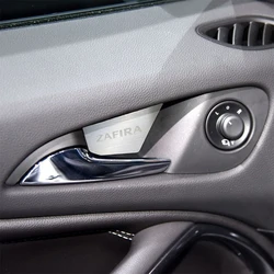 Car Modified Interior Door Handle Cap Trim Stickers For Opel Zafira Tourer C Vauxhall 2011-2019 Accessories