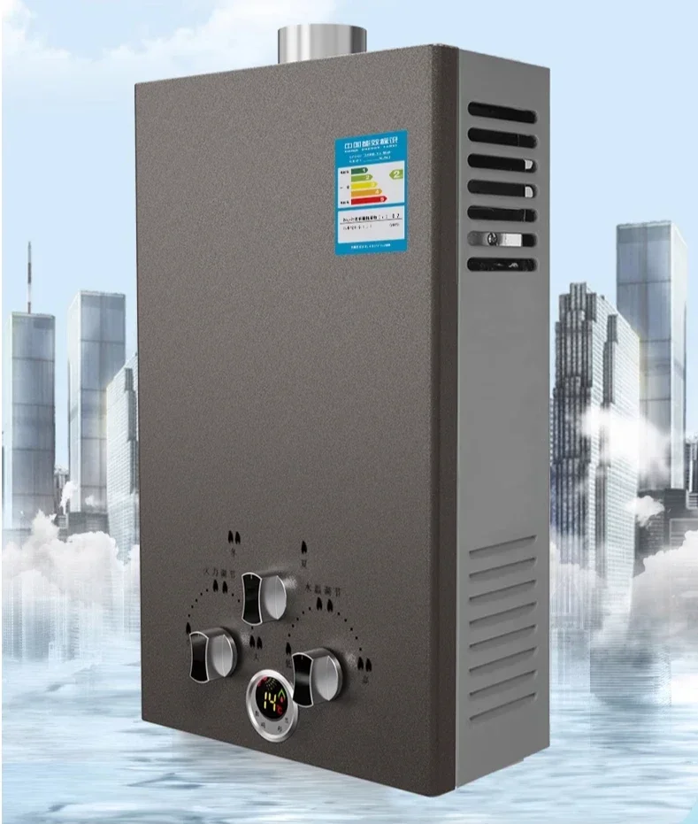 

Газовый водонагреватель Okra для купания: сильный разрядный тип, подходит для низких зон давления воды, работает с аккумулятором