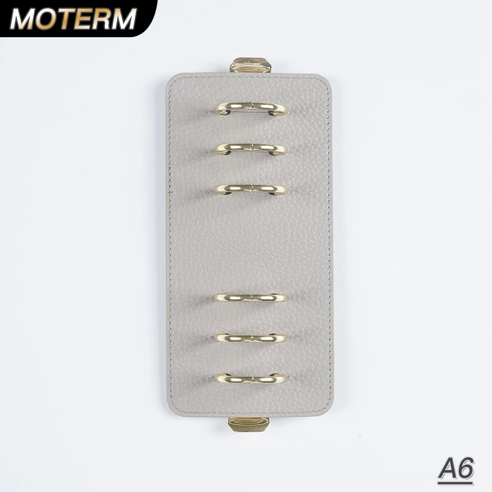 

Защитное кольцо Moterm A6, двухсторонние кольца из натуральной кожи, аксессуар-планировщик для предотвращения знаков колец