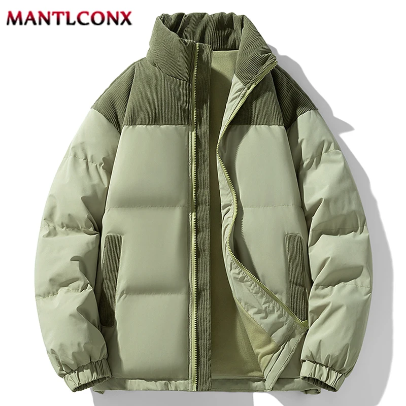 Winter Fashion Oversize Men\'s Winter Jacket Women Padded Parka Unisex Cotton Puffer Jacket Loose Fit Streetwear Bubble Coat XXXL