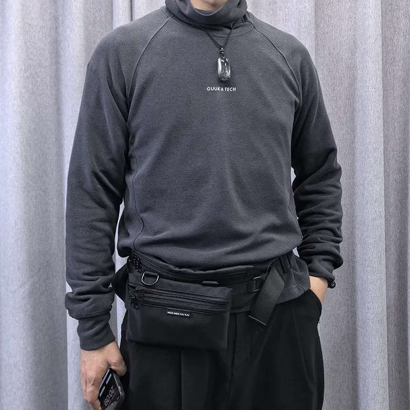 Multi-purpose Adjustable Bag Strap With Phone Storage Pouch Detachable Tactical Techwear Shoulder Strap Bag Accessories