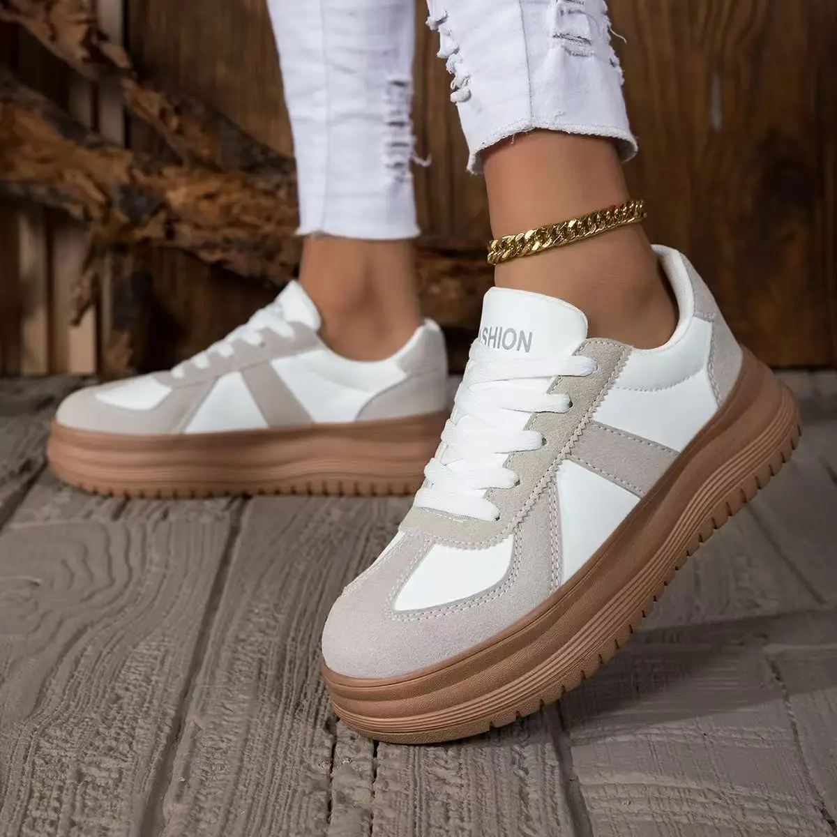 زوج من الأحذية الرياضية الجلدية للأطفال للفصول الأربعة، أحذية كاجوال مسامية ومريحة ومقاومة للاهتراء، مقاسات 36-42، MF-2025ZHR