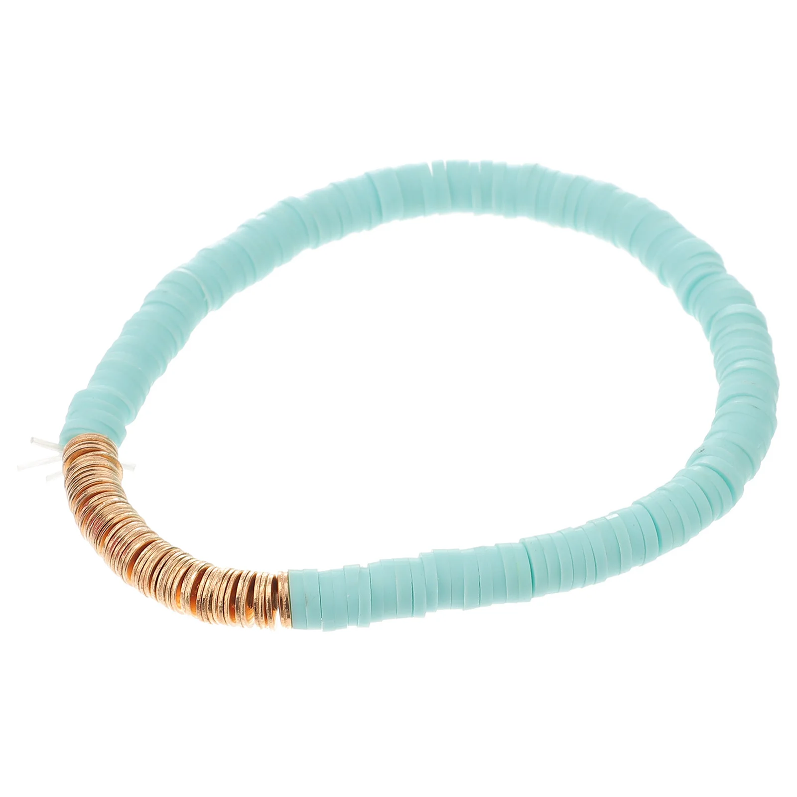 لينة الطين سوار ملون مطاطا المعصم سلسلة اليدوية البوهيمي نمط بوليمر كلاي مجوهرات للنساء ملابس الشاطئ الطرف #4