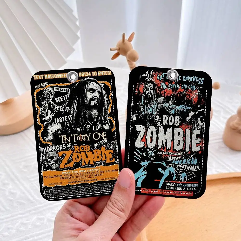 

Брелок Rob Zombie с держателем карты доступа, автобусом и идентификационной картой еды, защитным чехлом для банковской карты для безопасности