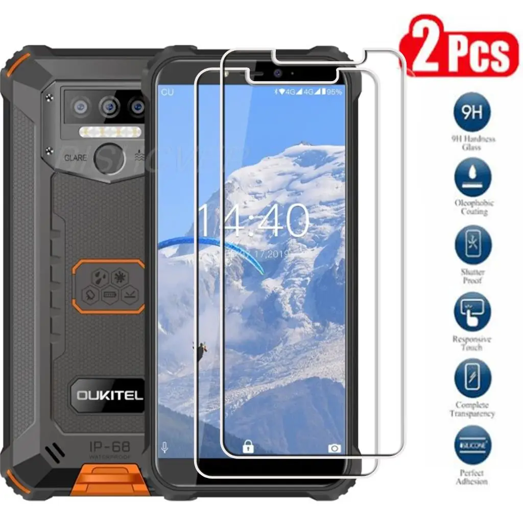 Szkło hartowane do folii ochronnej Oukitel WP5 Pro przeciwwybuchowa osłona ekranu na szkle telefonu WP5Pro 5,5"