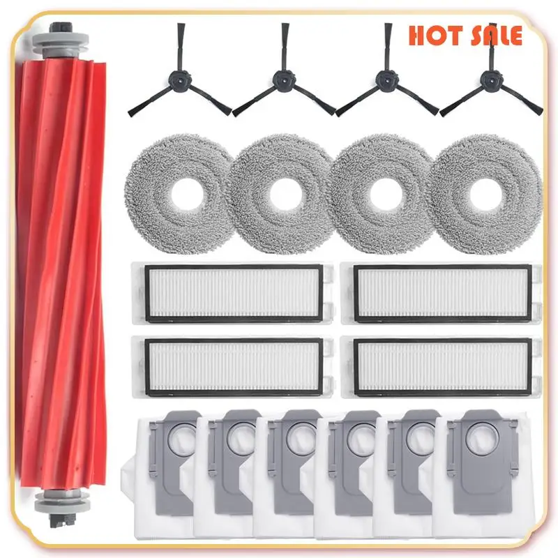 

ABFA For Roborock Q Revo/Roborock P10 Accessories Robot Vacuum Cleaner Filter, Side Brushes, Roller Brushes Replacement Parts