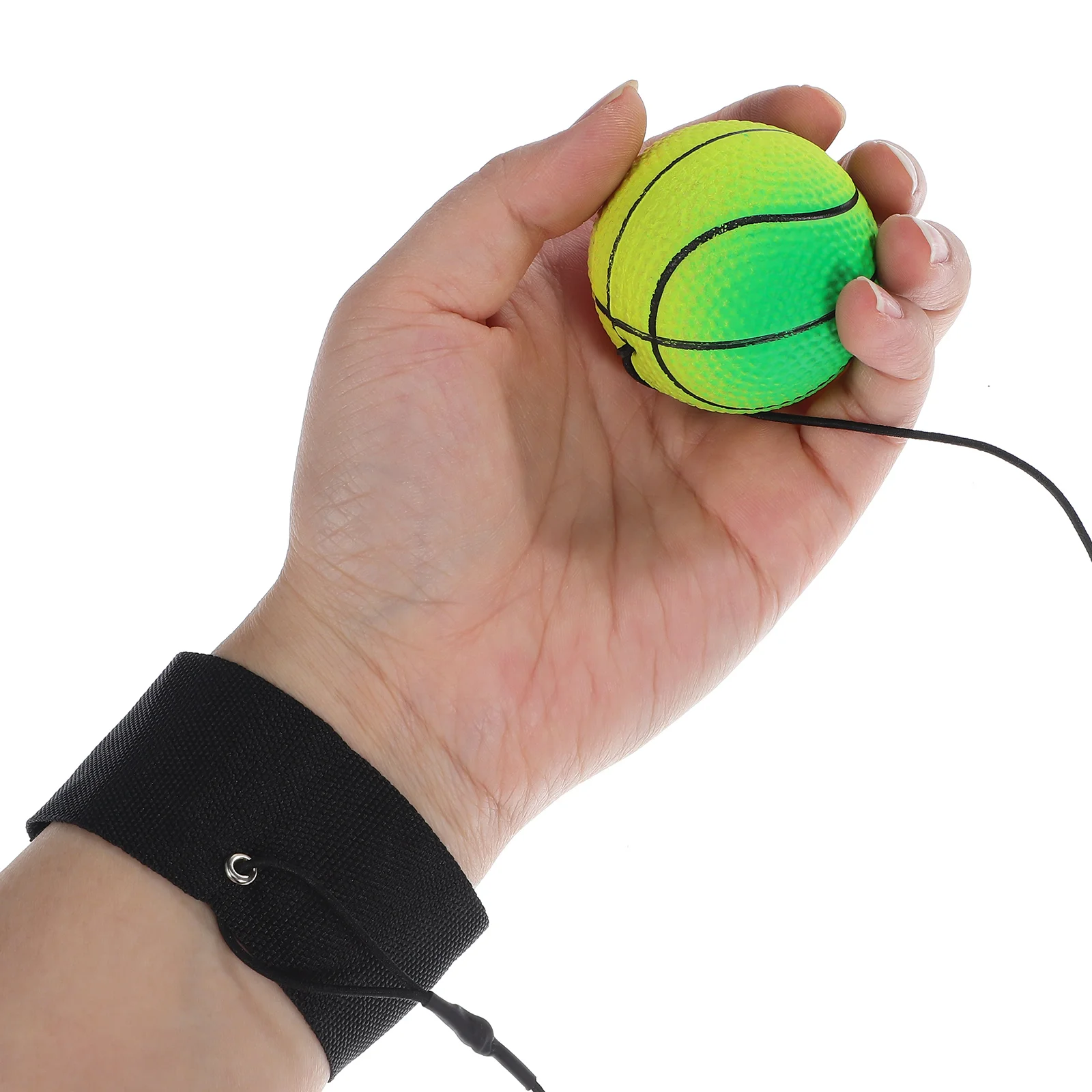 4 Uds. Bandas de bola de rebote para muñeca, pulsera de baloncesto con correa, elasticidad deportiva para niños pequeños