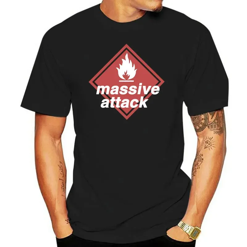 Massive Attack White Tees Men Women Short Sleeve Modal Breathable Graphic T Shirts Harajuku Casual Streetwear Tops