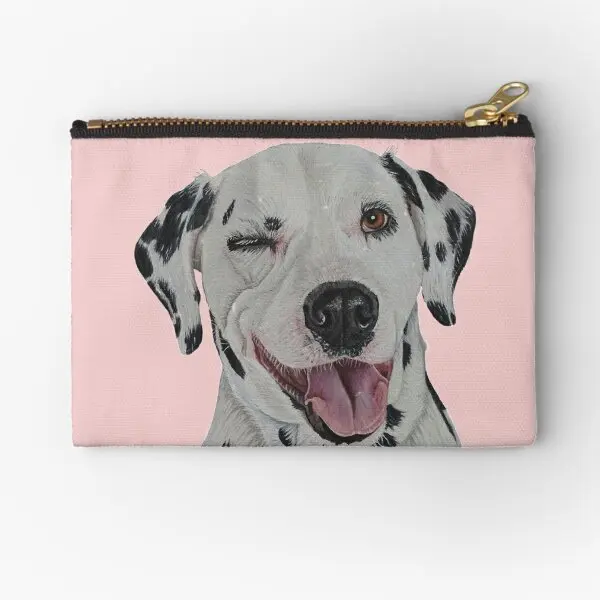 Prince The Winking Dalmation  Zipper Pouches Small Underwear Money Men Coin Wallet Women Bag Pure Cosmetic Packaging Panties