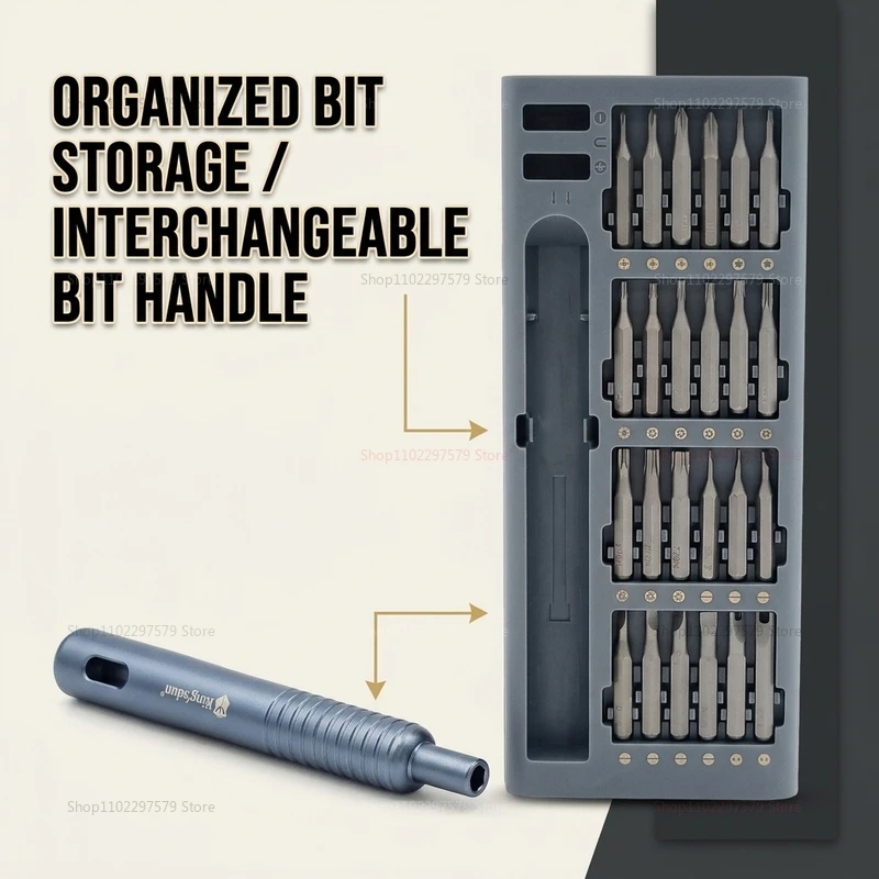51Pcs Precision Screwdriver Set Mini Repair Tools Kit for Phone Laptop Computer Electronics DIY Repair Gadget Tool Kit