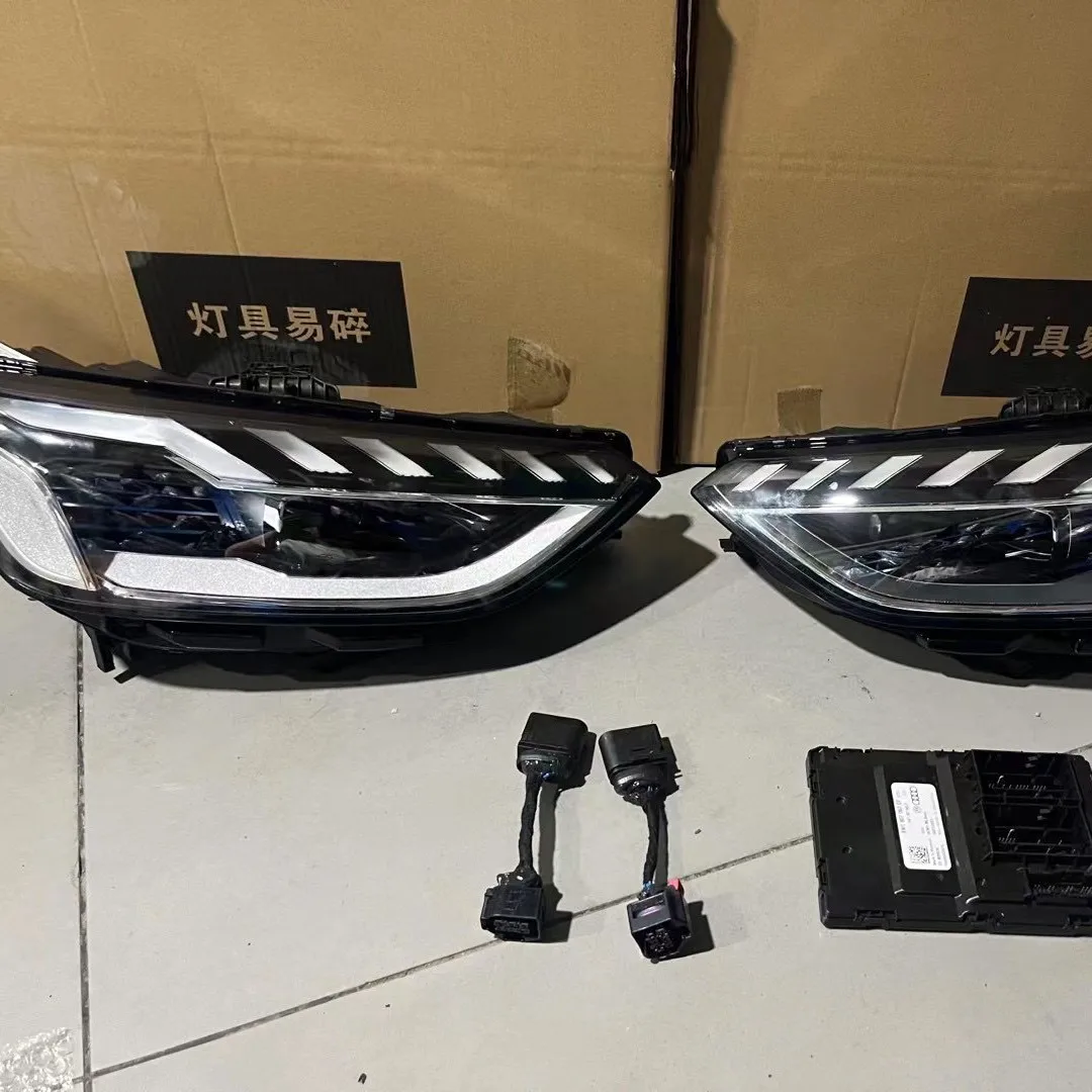 Suitable for 19-22A4 rs4 high-end LED matrix left and right headlight assembly original car dismantling accessories