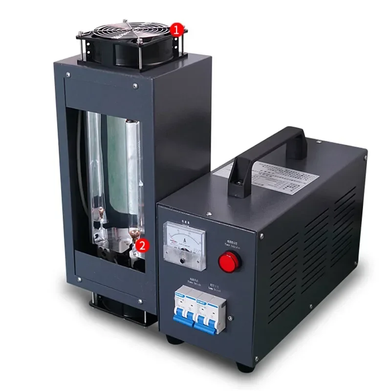 220v Electric New Portable UV Curing Machine 1KW Real Verification Room UV Glue Varnish Hardening Tool RX1KW 230MM/300MM UV Curi