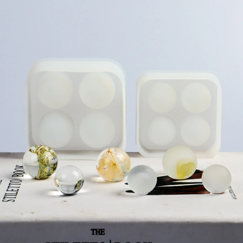 

Силиконовые 3D формы для мелких шариков из эпоксидной смолы, самодельные формы для подвесок ручной работы, маленькие украшения, форма для подвесок и браслетов, легко чистится