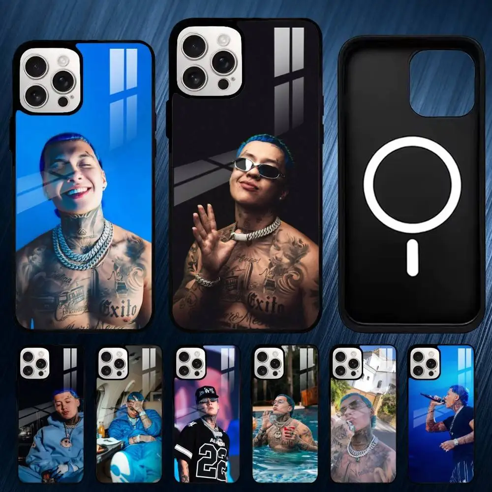 

B-Blessd C-Cantante Rapper Phone Case For iPhone17,16,15,14,13,12,11,Plus,Pro,Max For Magsafe Wireless Charging case