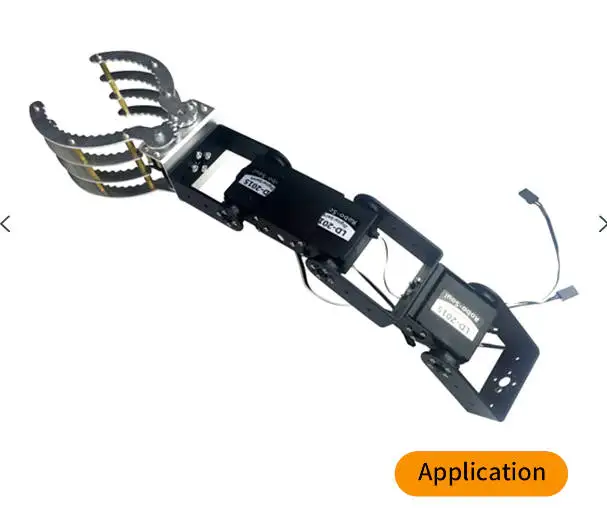 Silver Aluminum Alloy Gripper for Robot DIY