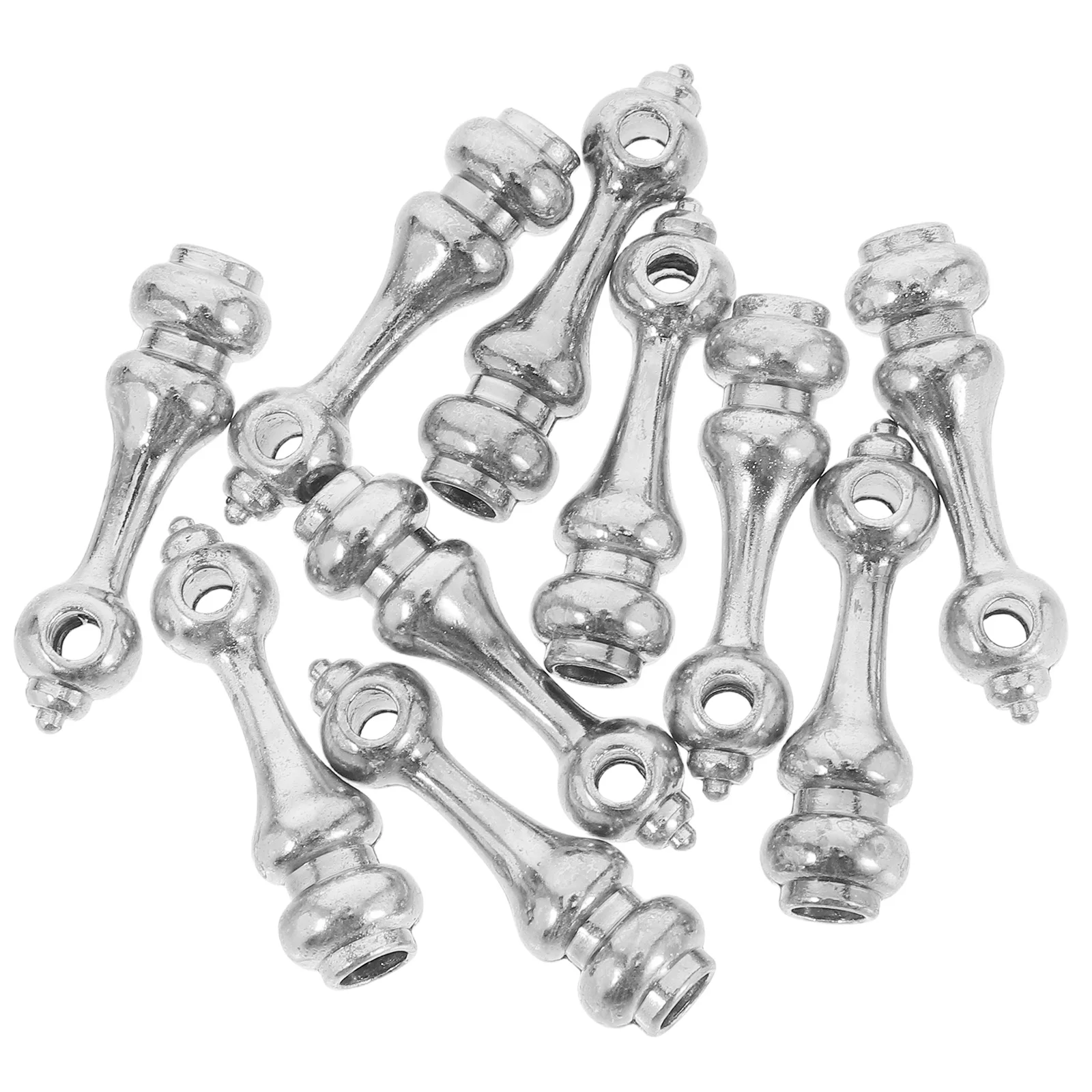 

10Pcs Zinc Alloy Multifunctional Furniture Hardware Accessories Railing Post Cap for Glass Fence Wine Cabinet Cart