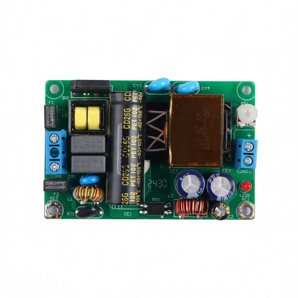 Slimline 48W Power Supply Module 220V To DC Converter 12V 4A 24V 2A 48V 1A Regulating PCB Board For Commercial Electronics