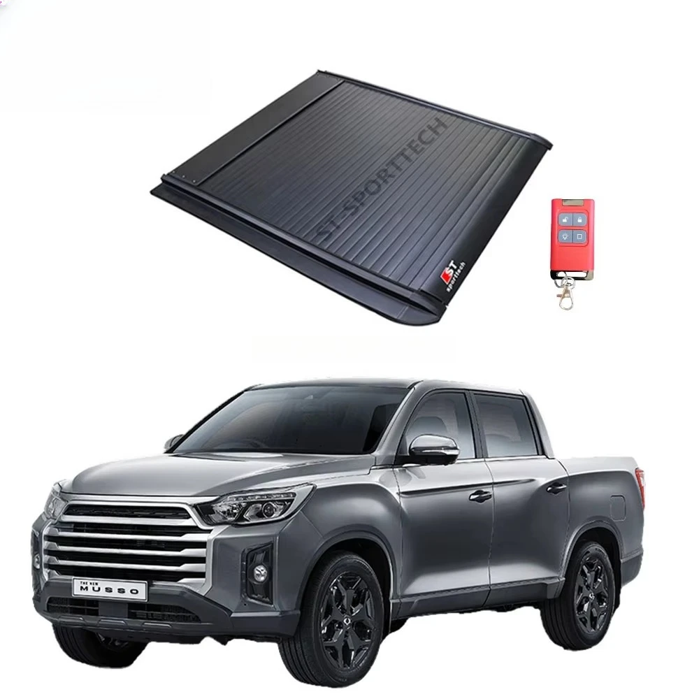 4x4 Car Accessories Vehicles Hard Truck Bed Waterproof Tonneau Electric Cover for Ssangyong