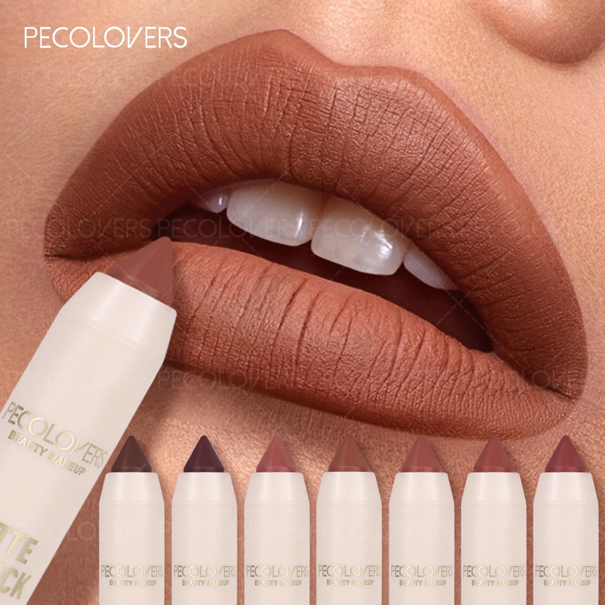 ลิปสติกสีแดงเซ็กซี่ 1 ชิ้น กันน้ำ ติดทนนาน เนื้อกำมะหยี่ ลิปกลอสเนื้อฉ่ำชุ่มชื้น ติดขอบปากสวยเป็นธรรมชาติ พร้อมด้ามลิปไลเนอร์ในตัว