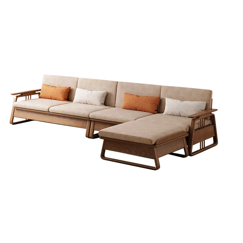 

New Chinese style, storage, living room, sofa, Nordic, winter and summer, dual-use, modern, simple, ash wood
