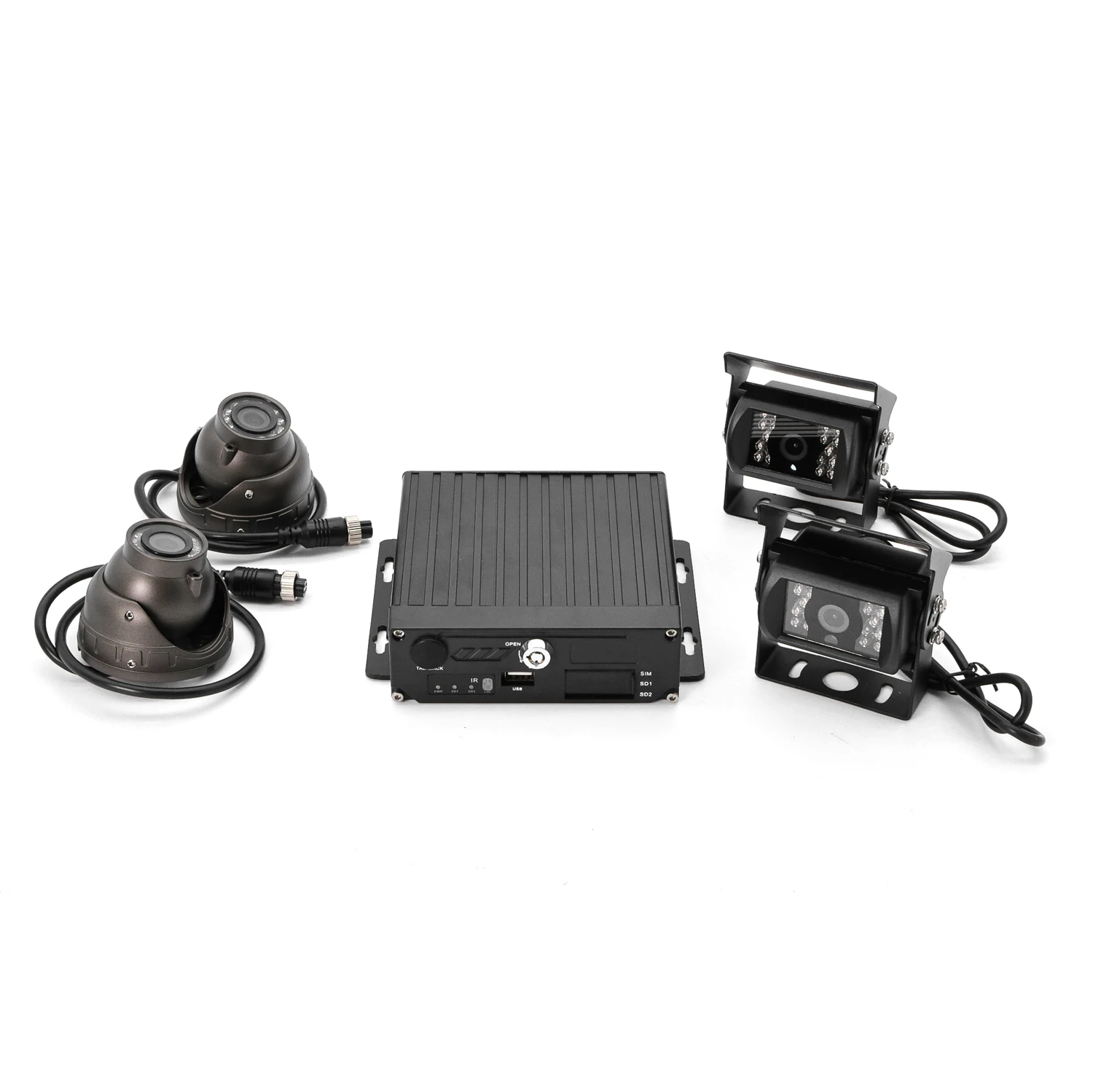 4channels  Mobile DVR GPS 4G Car Camera Car MDVR Full HD 1080P vehicle car back box