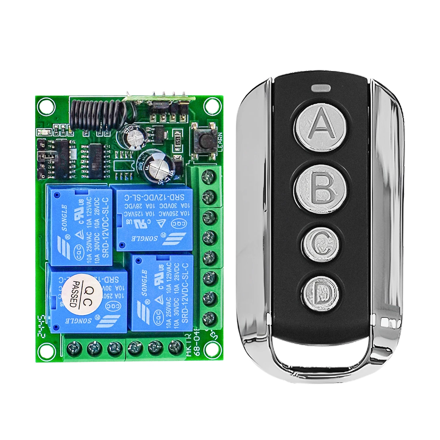 433Mhz Dc 12V 10A 4…