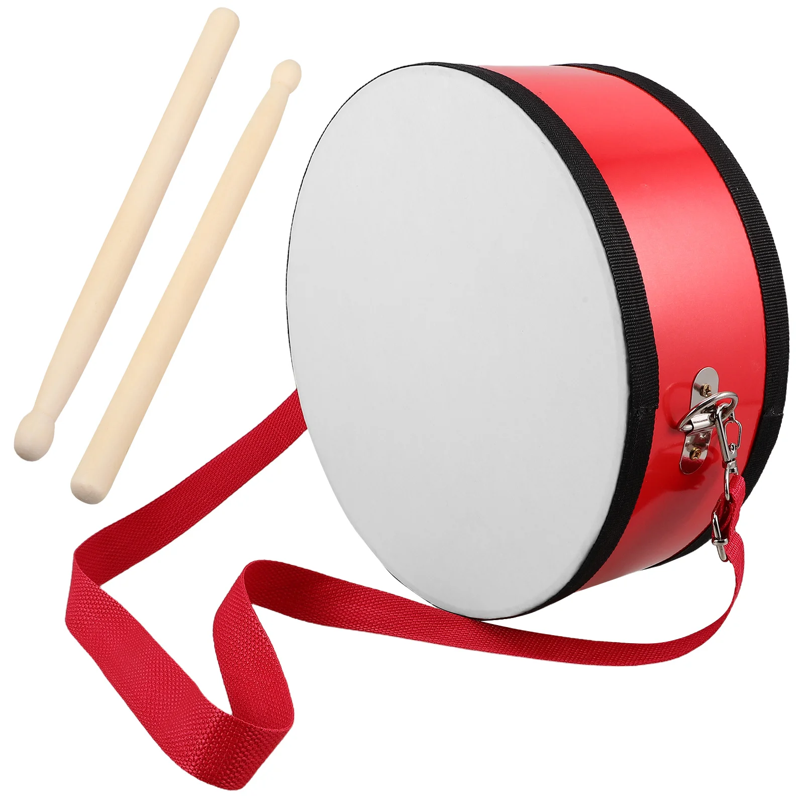 1 Juego de baquetas de entrenamiento de mano ligeras para niños de 10 pulgadas, instrumento de percusión escolar