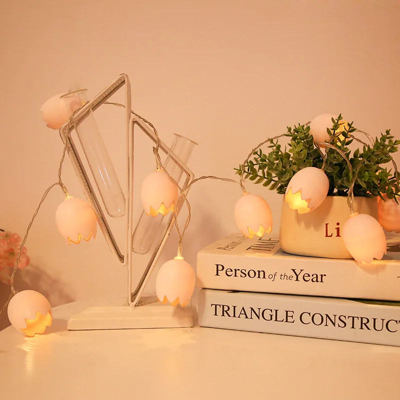 Party Styling Decorative Battery Lights LED Easter Bottom Broken Eggshell Lights String Decorative Lights String Lamp