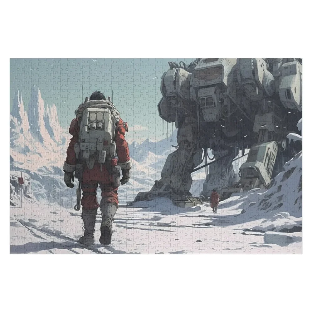 

Broken Mech Soldier: Moebius Style Extreme Detail Puzzle Jigsaw Puzzle Novel Toys For Children 2022 Photo Custom Puzzle