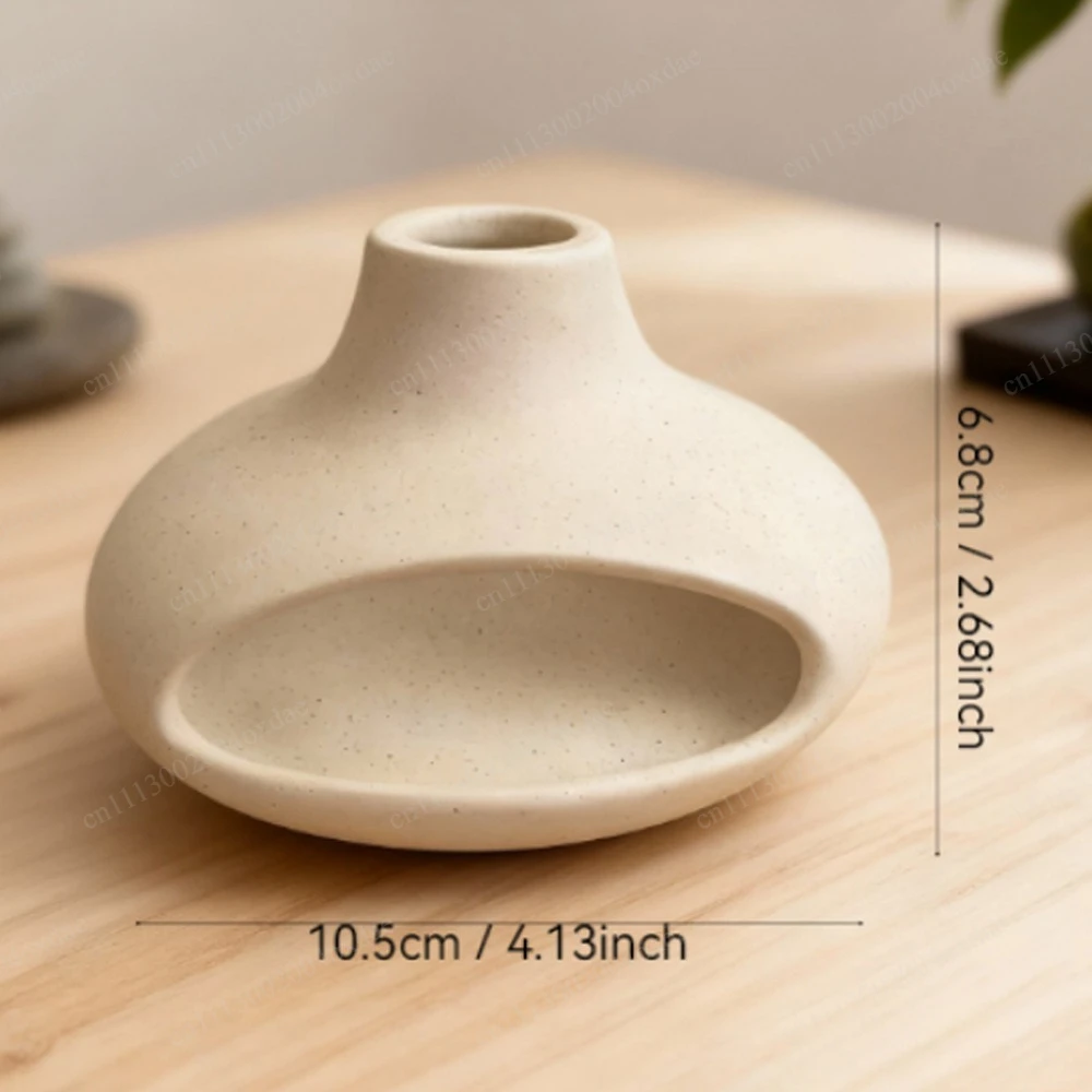Ceramic chimney burning fireplace holy wood rat grass cedar aromatherapy stove niche high-end ceramic incense burner