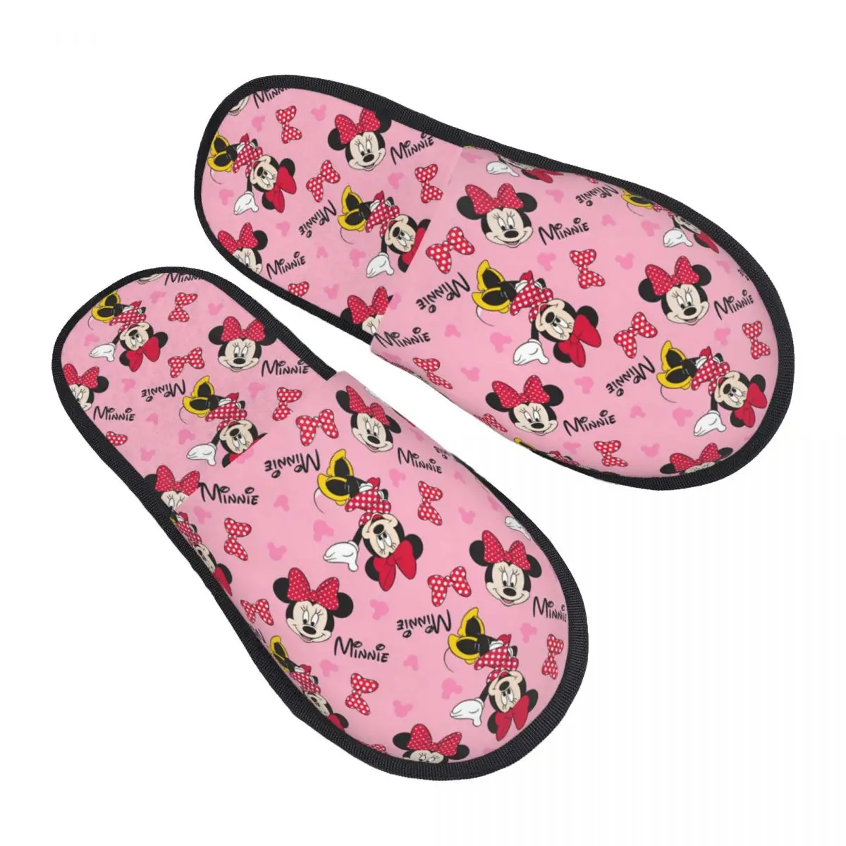

Пользовательские гостевые тапочки с Микки Маусом для ванной комнаты, женские домашние тапочки в стиле аниме