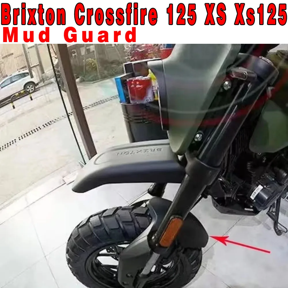 Front Fender Fit Crossfire 125 XS Mudguard Splash Mud Guard Protector Wheel Hugger for Brixton Crossfire 125 XS Xs125