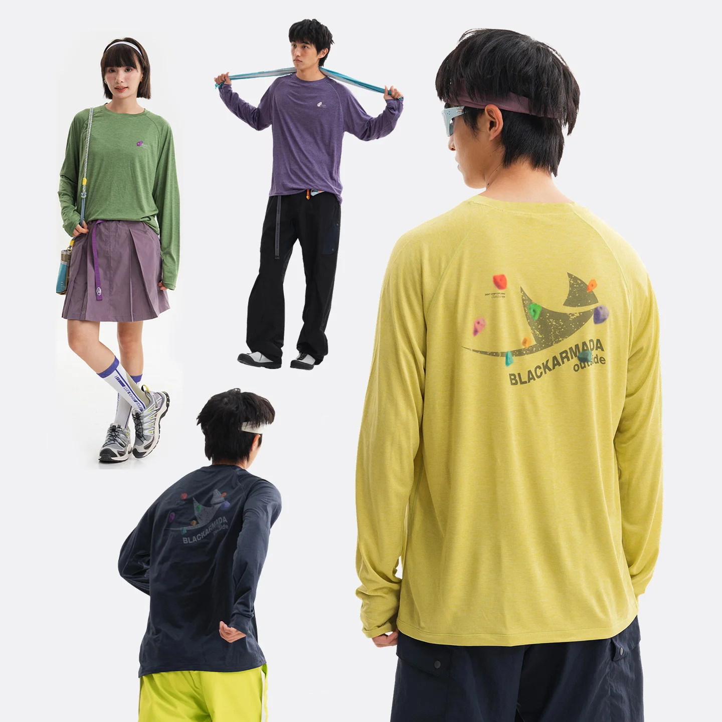 Outdoor Sport Quick Dry Breathable Basic Fashion T Shirt Men Women Streetwear Casual Long Sleeve T-shirt Tops