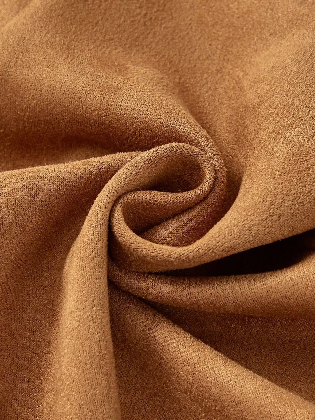 Brązowa kamizelka damska w stylu boho z koronkowym wykończeniem i wiązaniem z przodu, jesienno-zimowa, w stylu western.