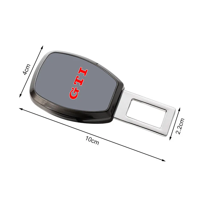 Car Seat Belt Clip Extender Safety Seatbelt Extension Plug Emblem For VW GTI Polo Passat B5 B6 B7 T4 T5 Golf 4 5 6 Tiguan Jetta