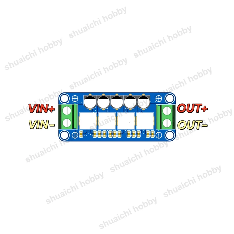 3 uds 5A 35V LC filtro de paso bajo LPF DC placa reguladora de voltaje módulo de filtro de potencia con enchufe reducción de ondulación para modelo RC