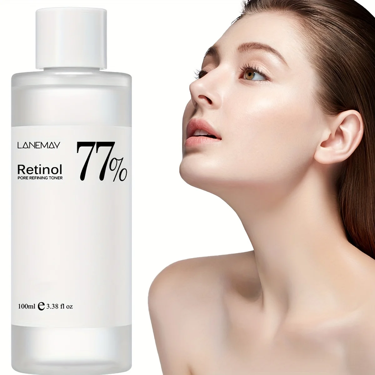100ml 77% Soothing Toner With Retinol, For Sensitive Skin, Dry Skin, Aging Defying Skin, Helps Refine, And Exfoliate The Face