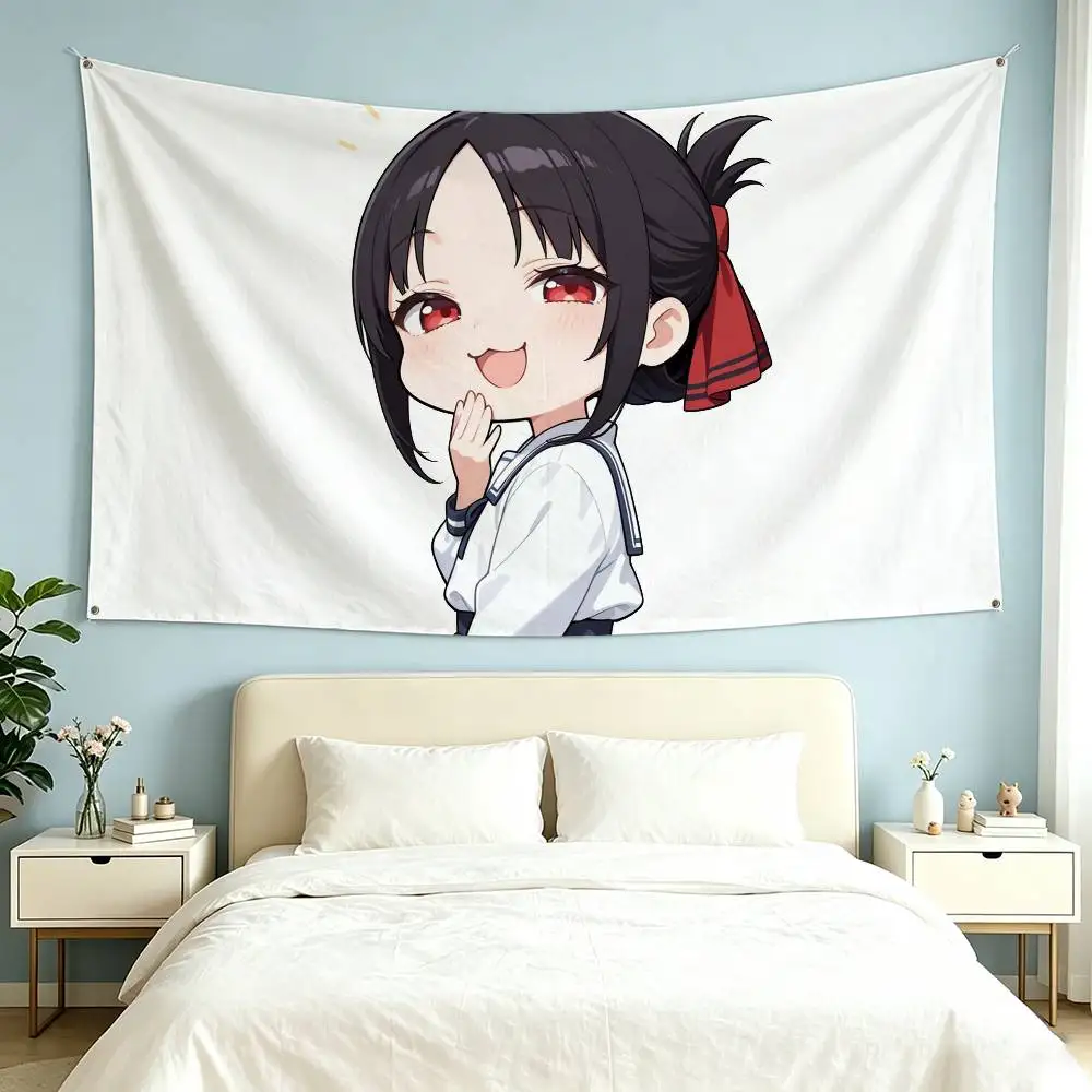 Anime Ultra Romantic Kaguya Shinomiya  Flag Suitable For Party Club Outdoor Interior Wall Decoration Banner Fans Gift
