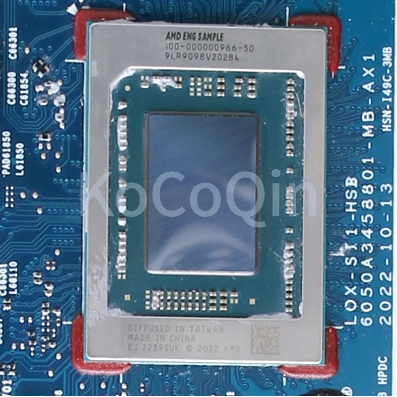 Carte mère pour ordinateur portable HP 845 G10, processeur AMD, carte mère RAM, 6050A3458801, R5, R7