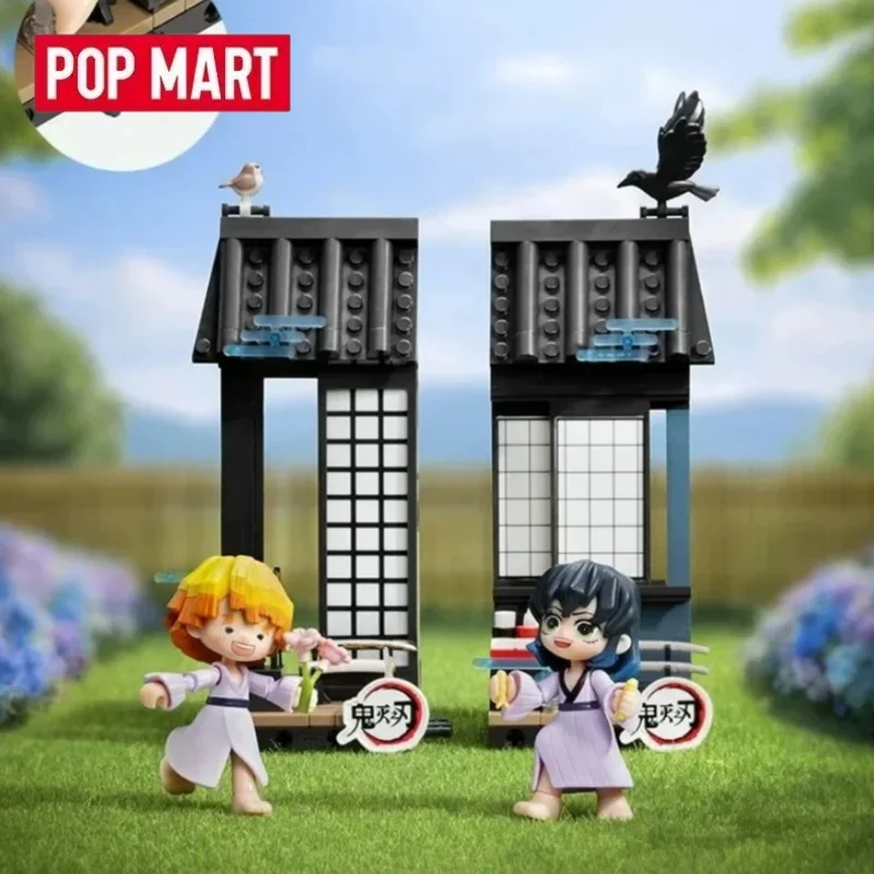 POP MART DEMON SLAYER Série Unwavering Resolve Arc Figurines Blocs Boîte Mystère Authentique Jouets Originaux Cadeau